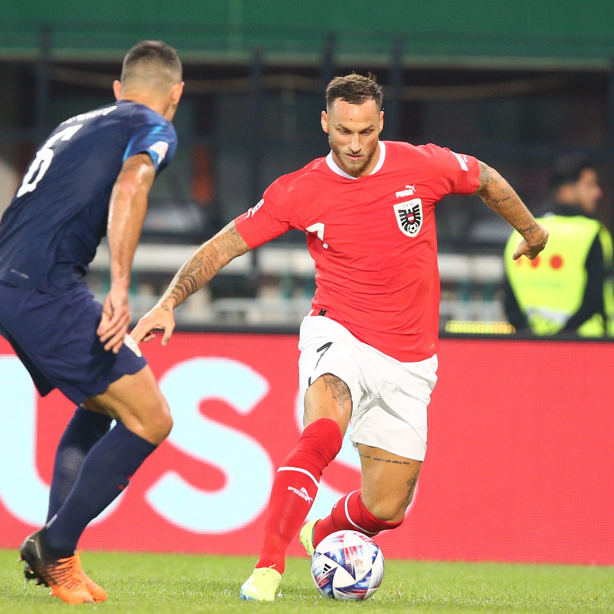 Marco Arnautovic ist nach einer Verletzungspause wieder zurück im Teamtraining.