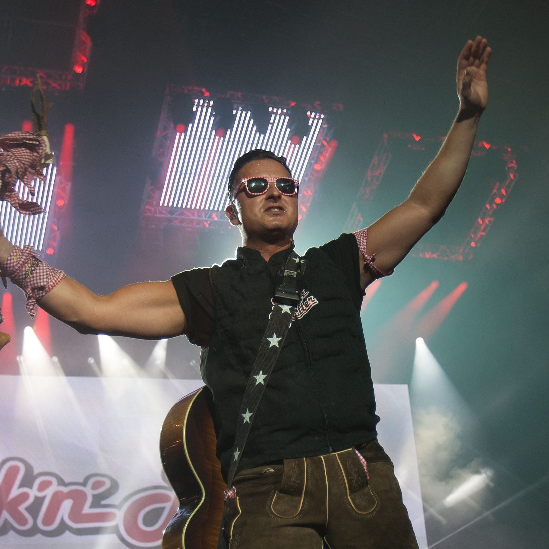 Volks-Rock'n'Roller Andreas Gabalier zeigt sich ganz privat.