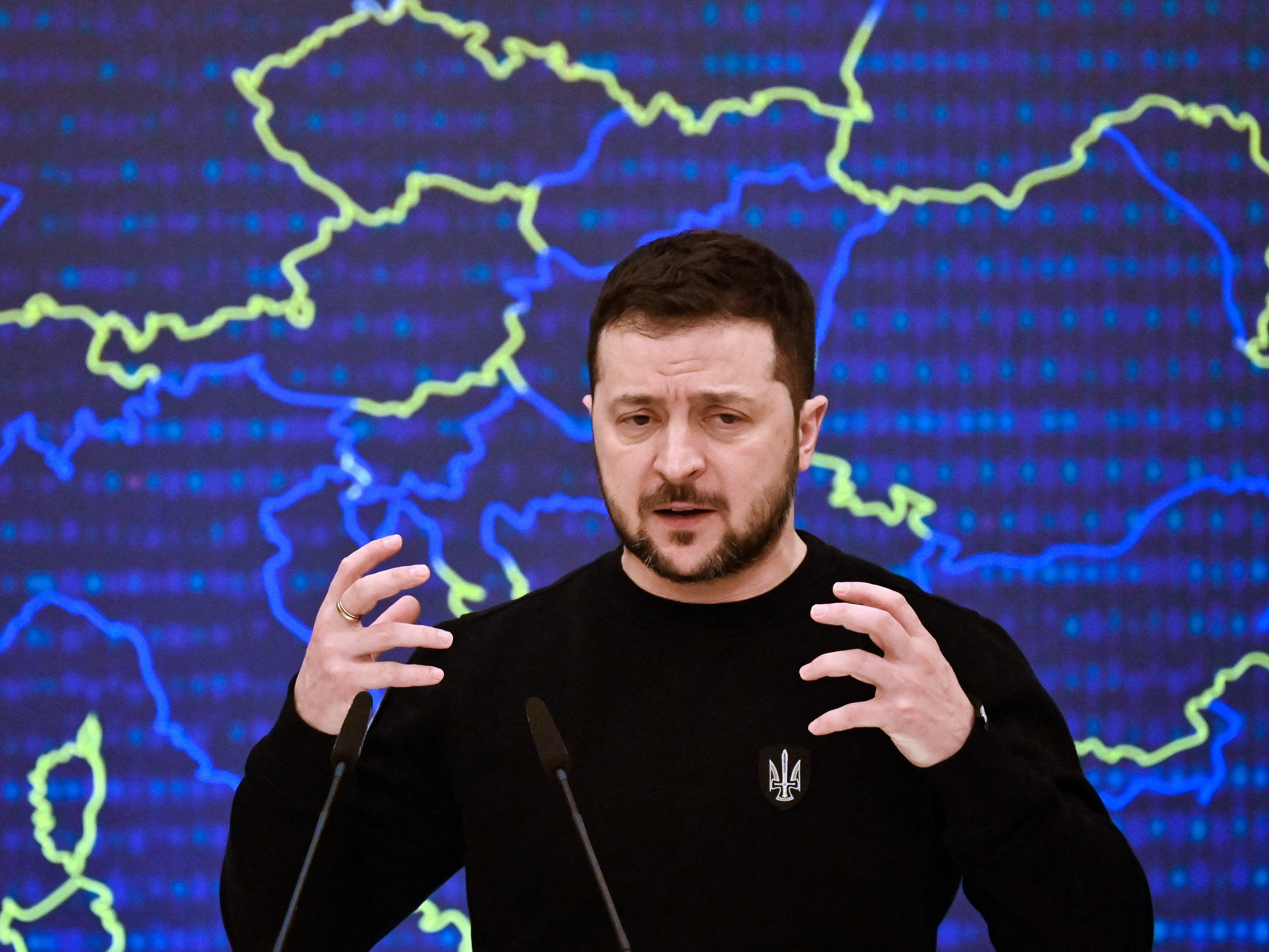 Wolodymyr Selenskyj gibt sich zuversichtlich.