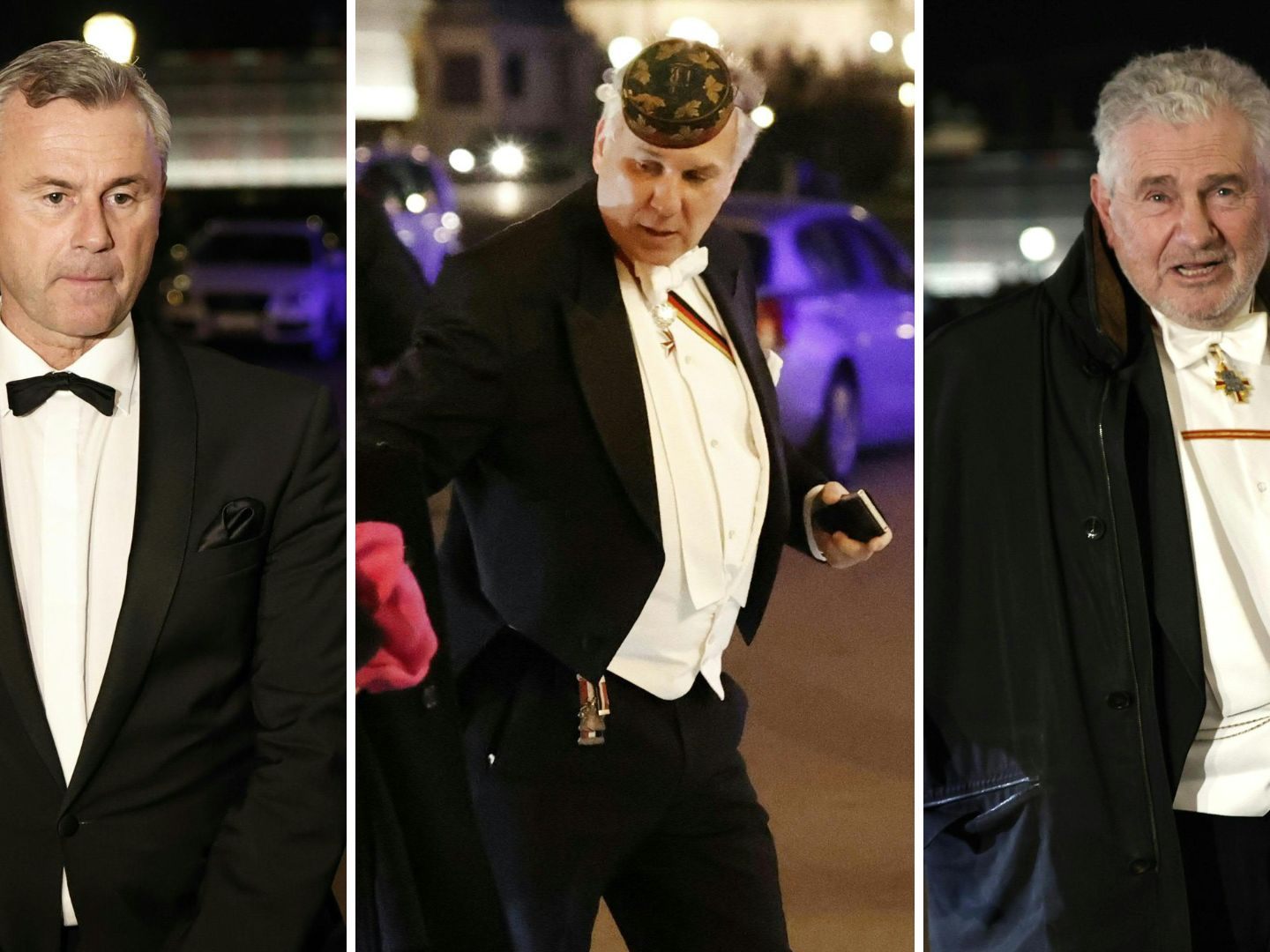 Norbert Hofer, Walter Rosenkranz und Andreas Mölzer sind Ballgäste beim Akademikerball. Norbert Hofer, Walter Rosenkranz und Andreas Mölzer sind Ballgäste beim Akademikerball.