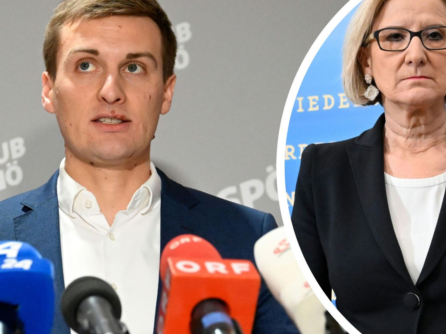 Die Gespräche zwischen ÖVP und SPÖ finden am Dienstag statt. Die Gespräche zwischen ÖVP und SPÖ finden am Dienstag statt.