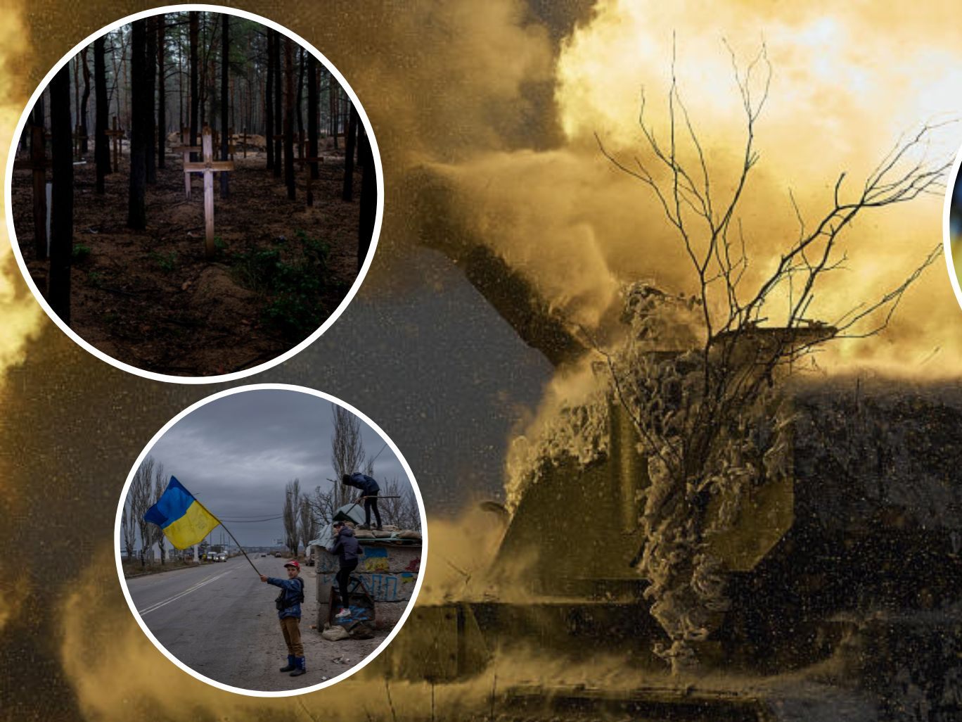 Der russische Angriffskrieg gegen die Ukraine jährt sich zum ersten Mal. Der russische Angriffskrieg gegen die Ukraine jährt sich zum ersten Mal.