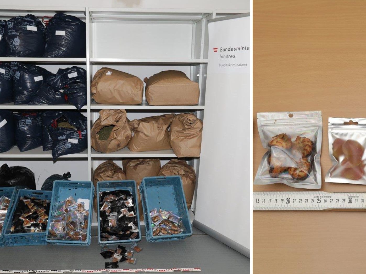 Die Polizei zerschlug einen international agierenden Drogen-Ring in Wien.