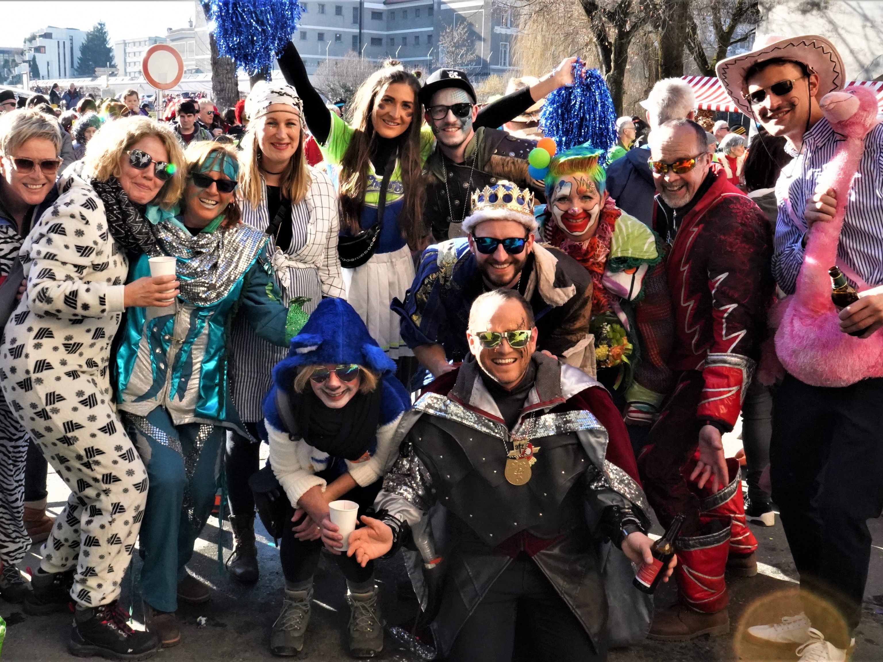 Die Zaungäste und Teilnehmer versprühten enorm gute Laune.