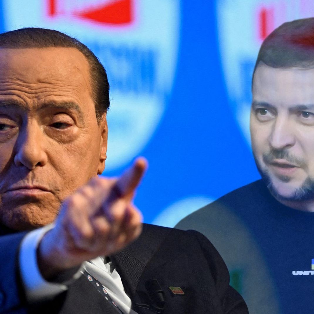 Silvio Berlusconi fand deutliche Worte für Wolodymyr Selenskyj.