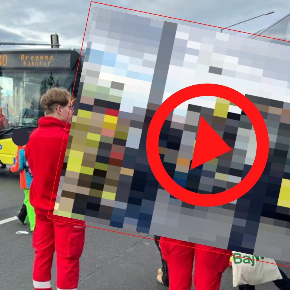 Die Bilder und das Video zum Unfall in Hard.