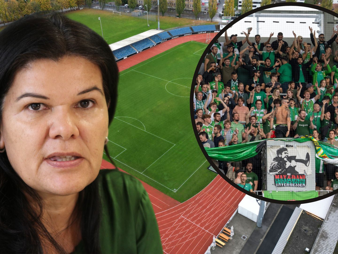 Die Aussagen bezüglich der Austria-Lustenau-Fans sorgt für viel Gegenwind für Sandra Schoch.
