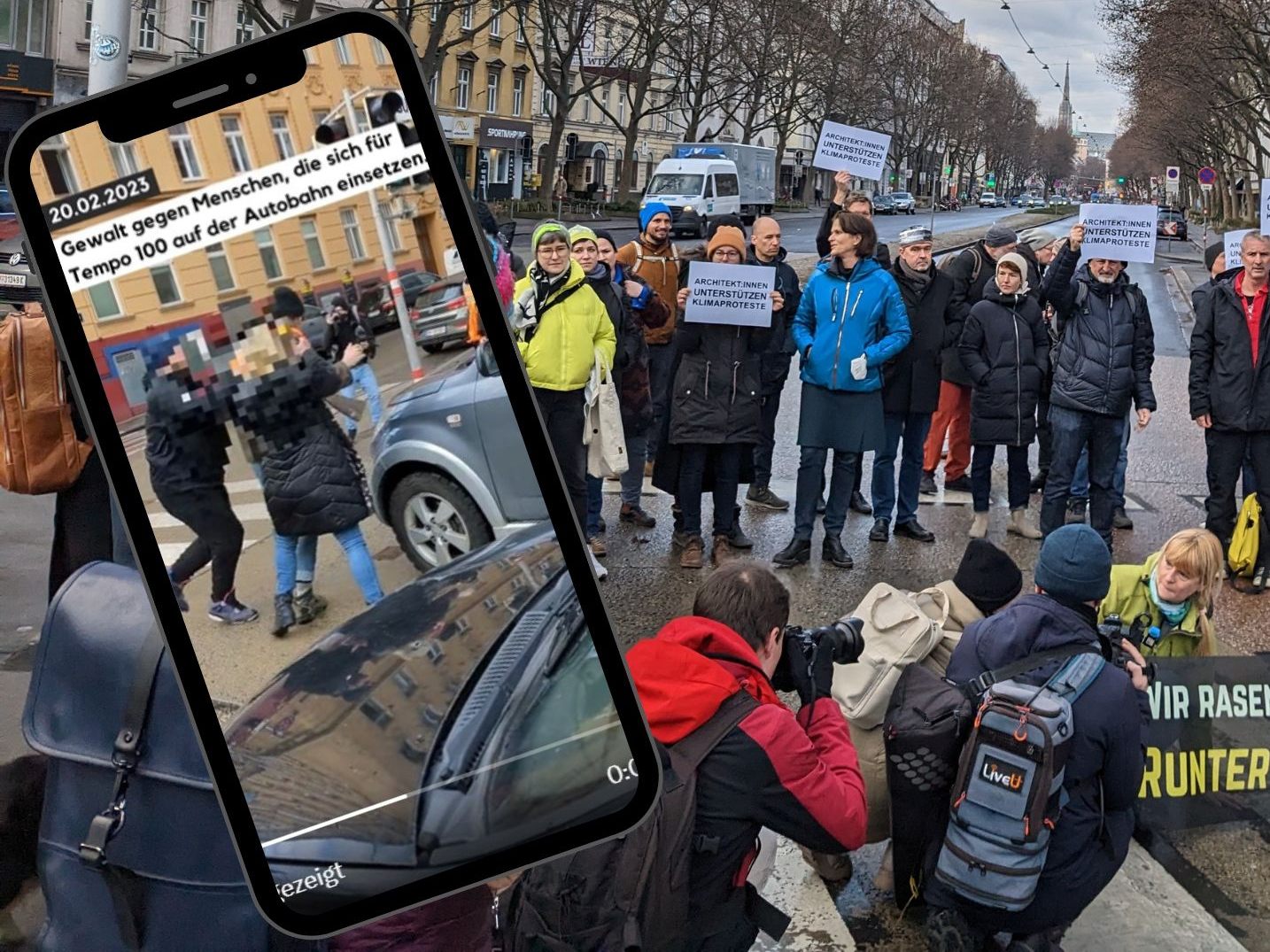 Ein Twitter-Video zeigt Angriffe auf Aktivisten. Ein Twitter-Video zeigt Angriffe auf Aktivisten.