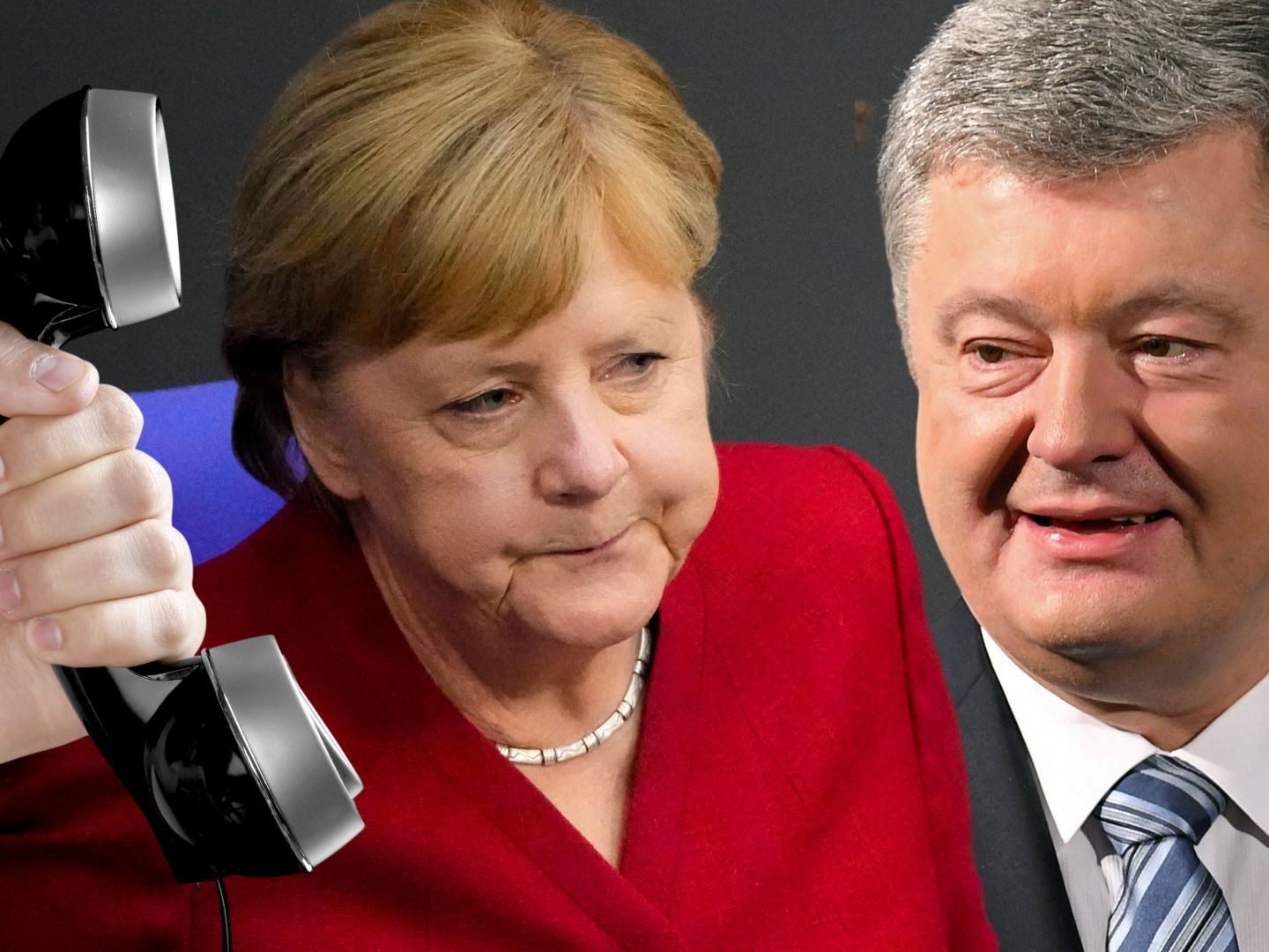 Die ehemalige deutsche Bundeskanzlerin dachte, sie hätte den Ex-Präsident der Ukraine am Telefon.