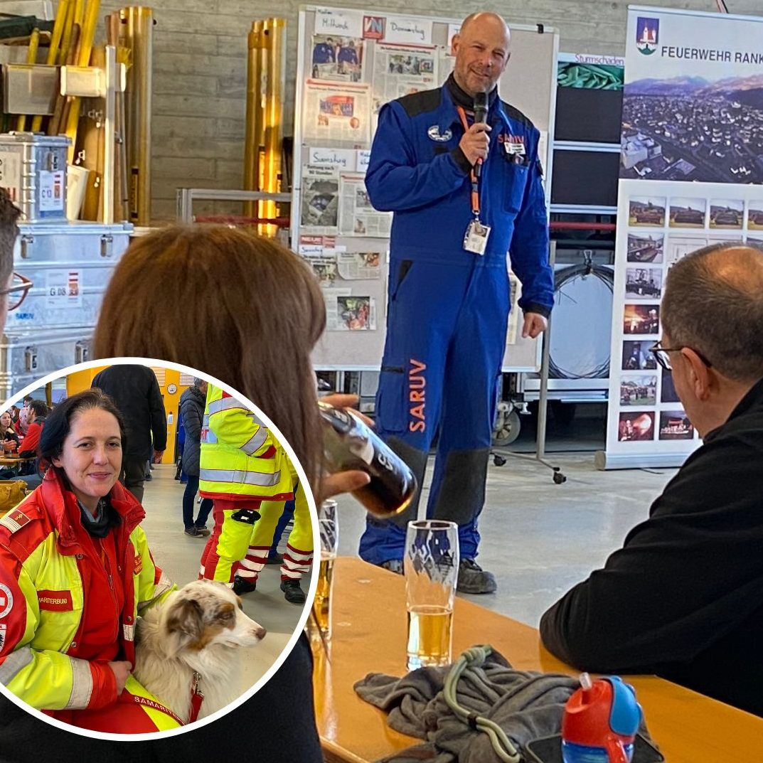 Die Einsatzkräfte wurden emotional empfangen.