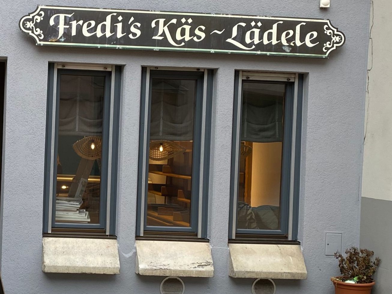Seit Ende 2022 hat das Käslädele geschlossen. Die Neueröffnung steht bevor.