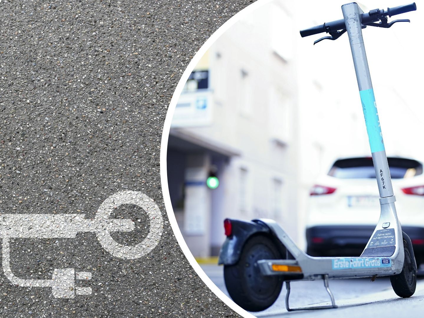 Wien will fixe Abstellplätze für E-Scooter etablieren.