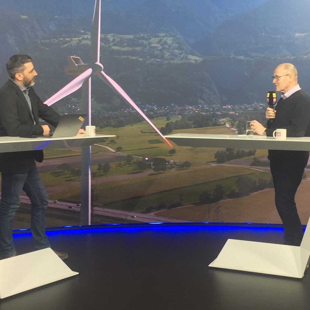 Pascal Pletsch im Gespräch mit Franz Rüf.