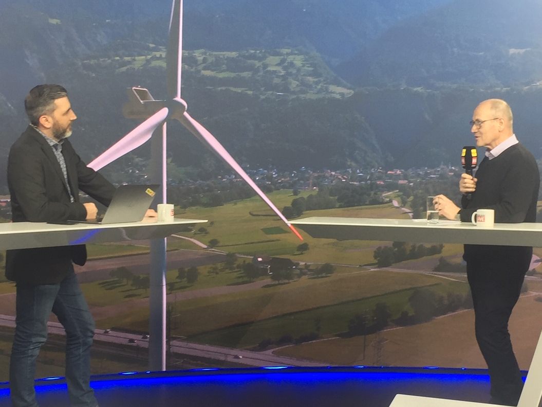 Pascal Pletsch im Gespräch mit Franz Rüf.