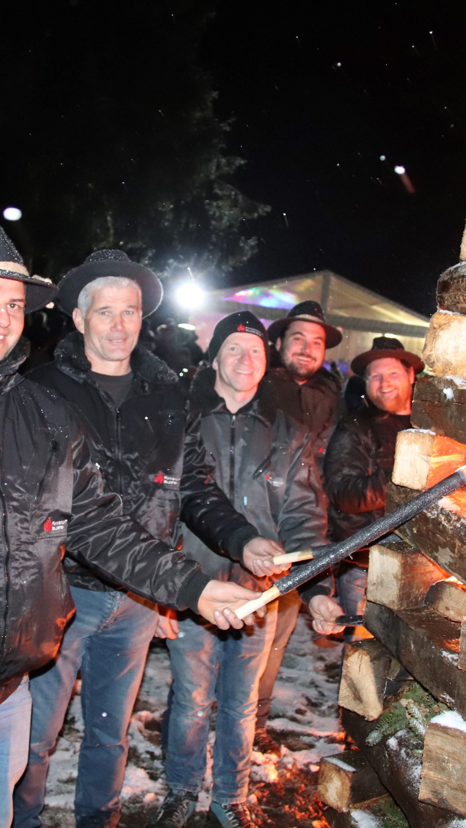 Der Funken wurde pünktlich angezündet.