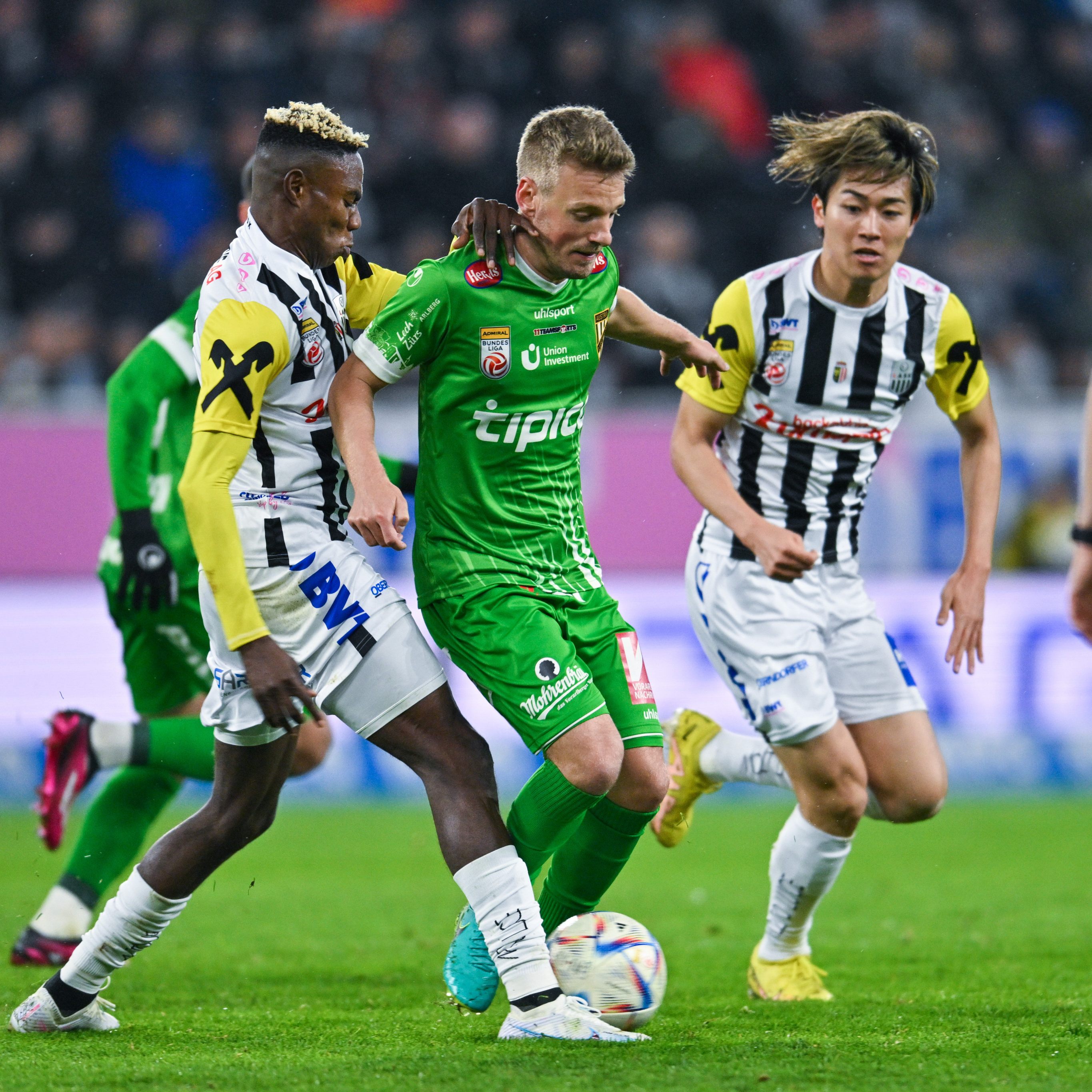 Grabher und Co. kassierten eine bittere 0:1-Niederlage.