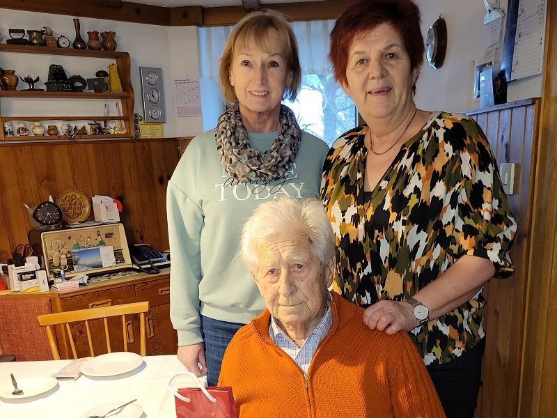 PVÖ Ludesch gratuliert Heribert Küng zum 95er