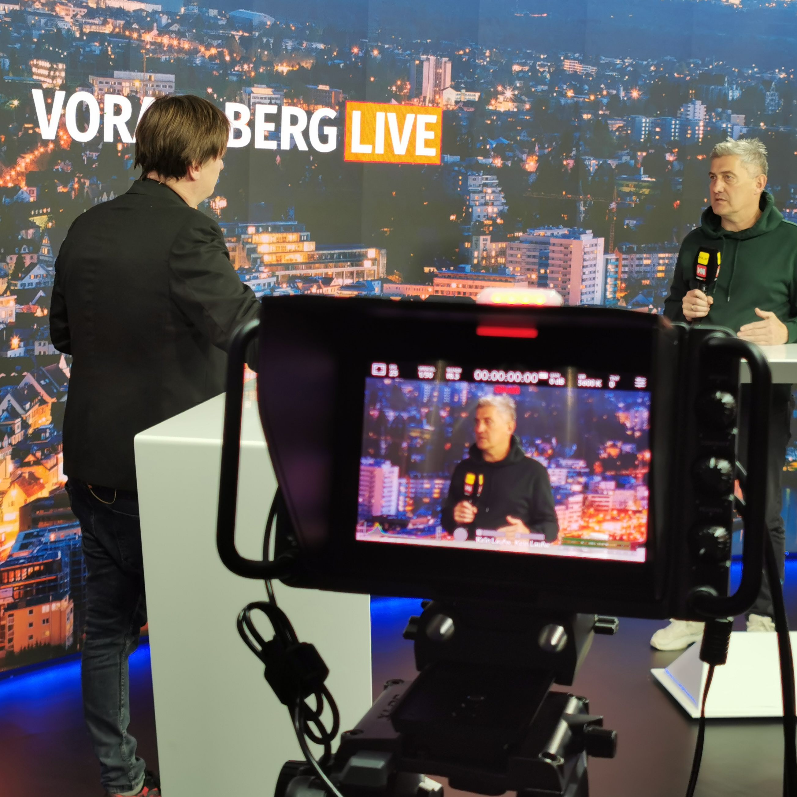 Lustenaus Bundesligatrainer Markus Mader war am Mittwoch zu Gast bei "Vorarlberg LIVE".