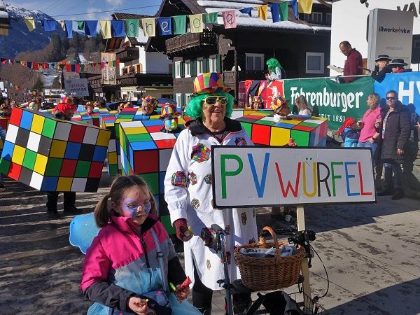 PVÖ-Partenen auf dem Faschingsumzug