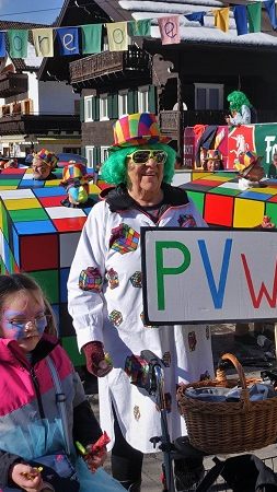PVÖ-Partenen auf dem Faschingsumzug