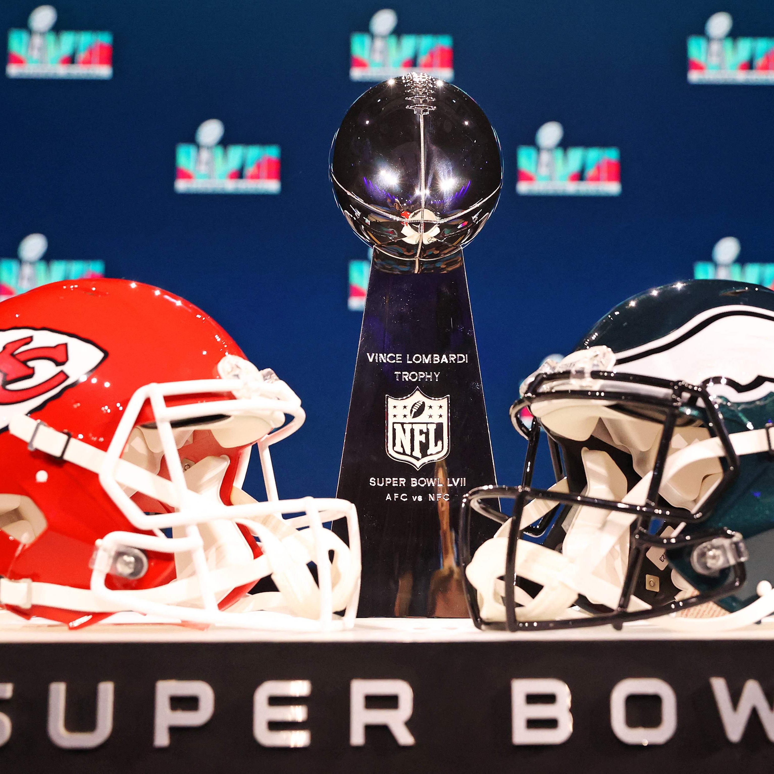 Das Spiel des Jahres: Super Bowl LVII Kansas City Chiefs gegen Philadelphia Eagles.