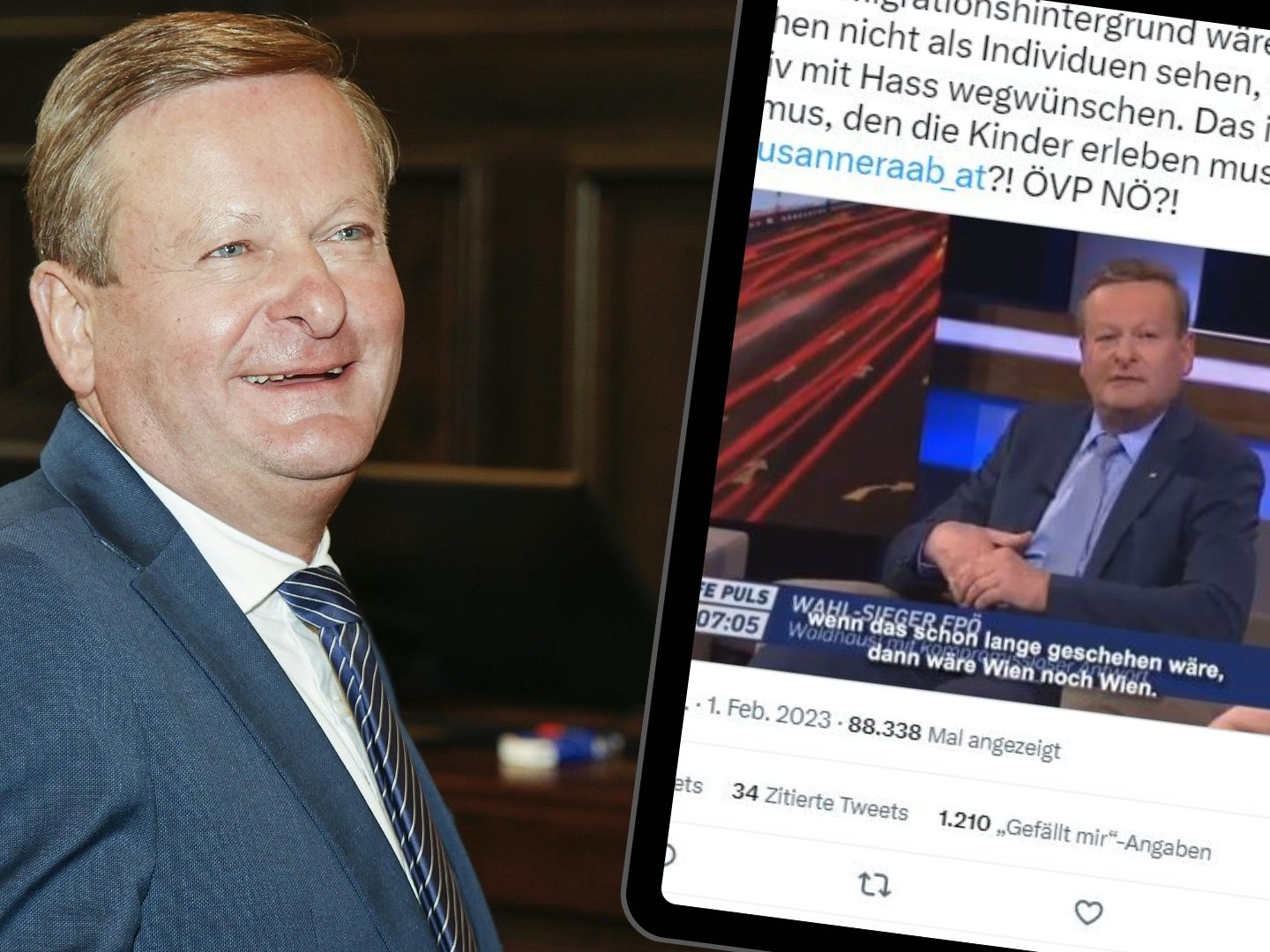 FPÖ-Politiker Waldhäusl bekräftigt seinen Eklat-Sager und steht massiv in der Kritik. FPÖ-Politiker Waldhäusl bekräftigt seinen Eklat-Sager und steht massiv in der Kritik.