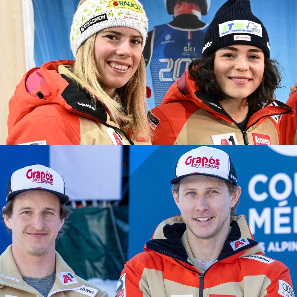 Das ÖSV-Team für den Teambewerb