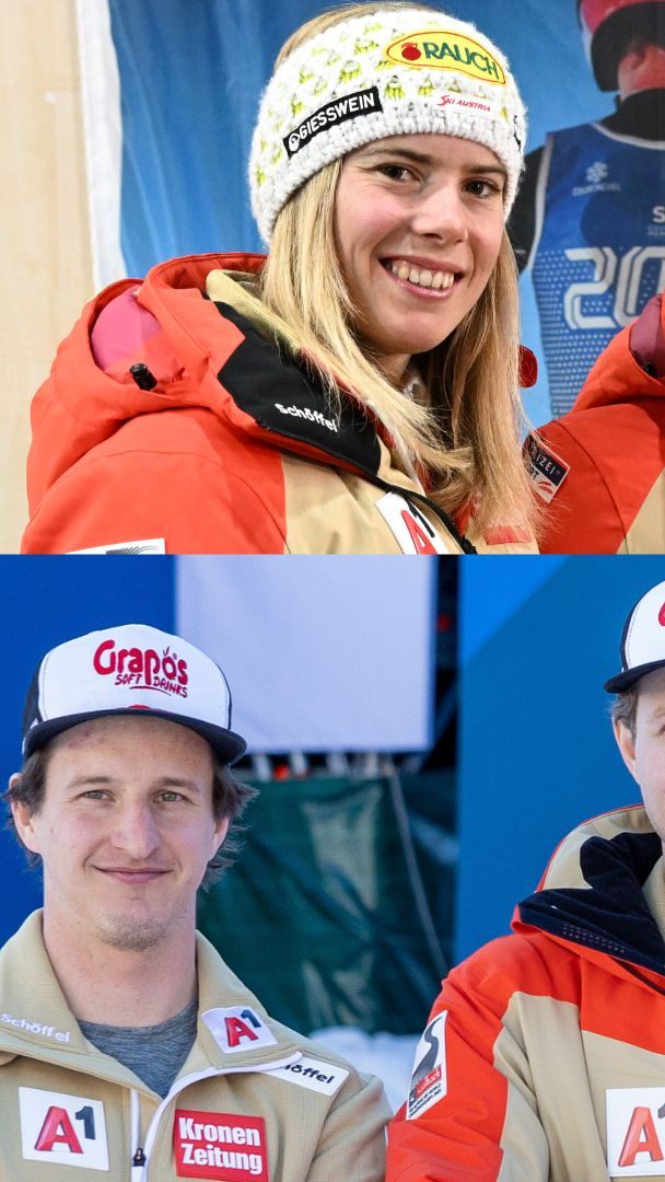 Das ÖSV-Team für den Teambewerb