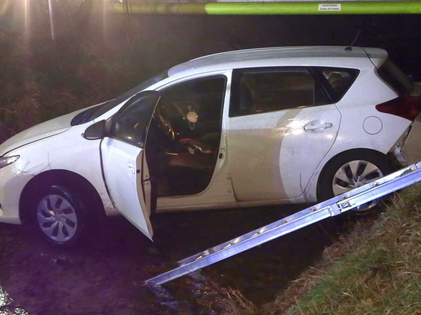 Mann kam mit dem Schrecken davon Mann kam mit dem Schrecken davon