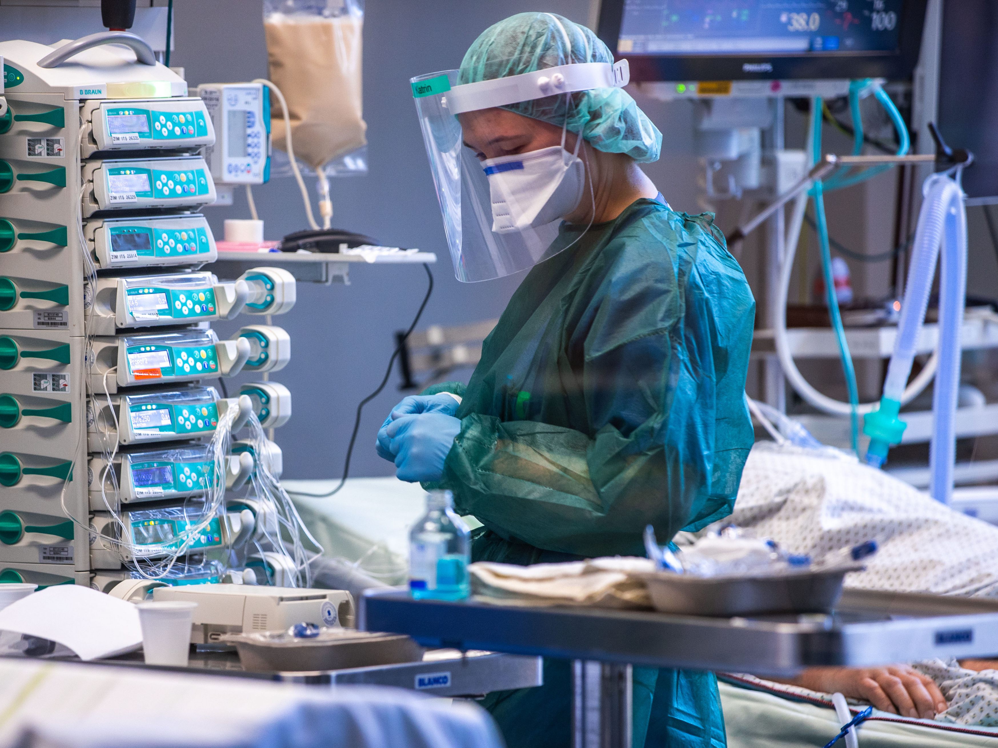 Die Zahl der Corona-Spitalspatienten in Österreich ist auch Anfang März rückläufig. Die Zahl der Corona-Spitalspatienten in Österreich ist auch Anfang März rückläufig.