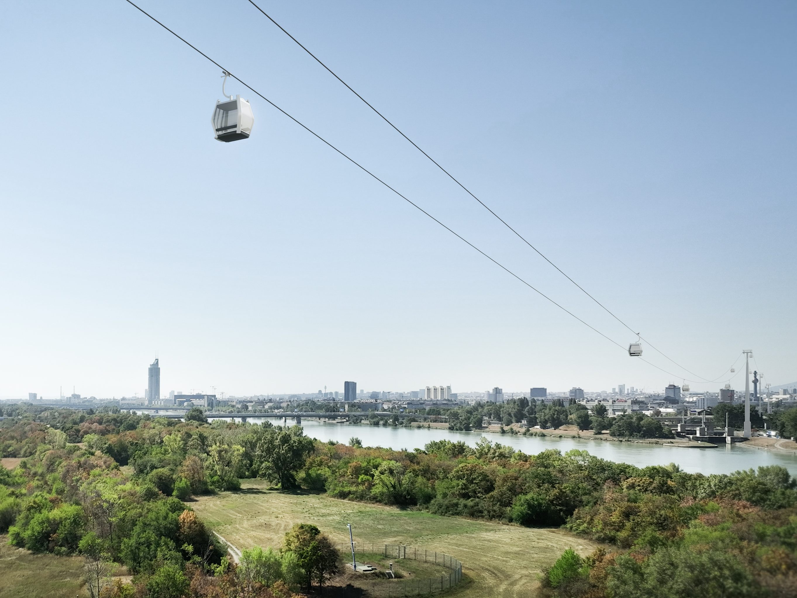 Eine Seilbahn ist auf dem Wiener Kahlenberg geplant. Eine Seilbahn ist auf dem Wiener Kahlenberg geplant.