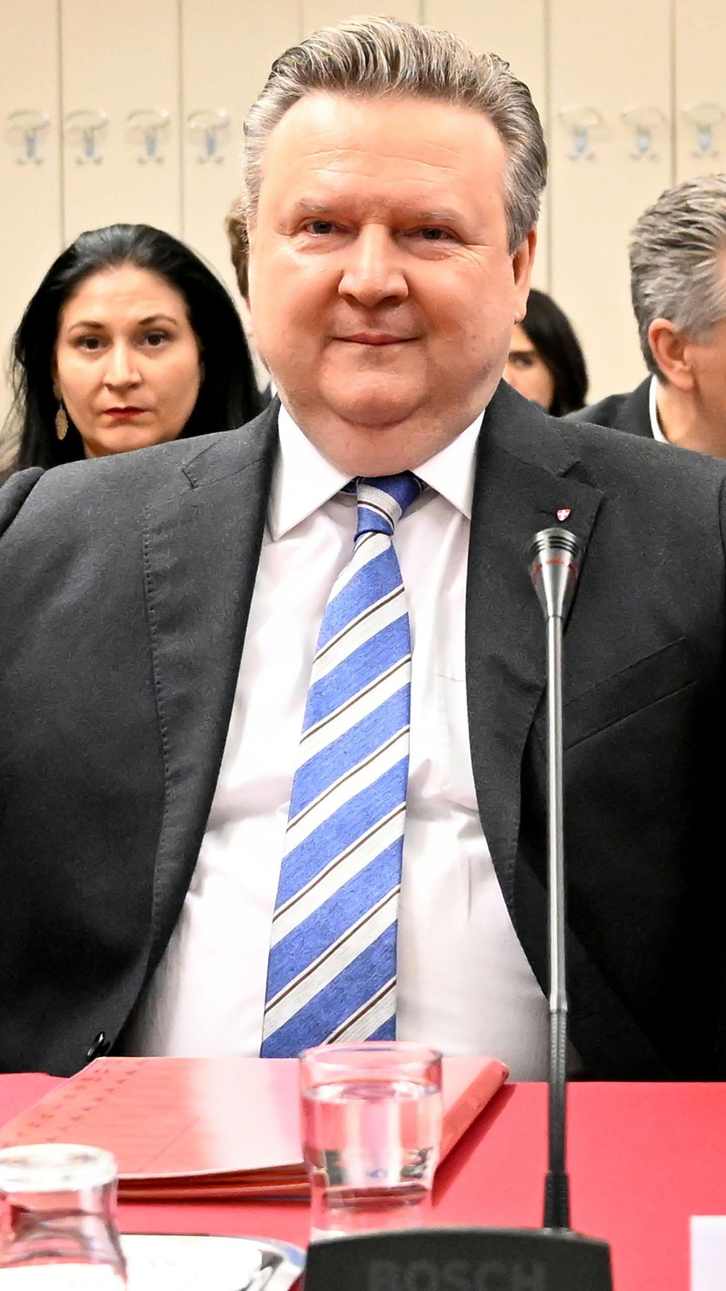 Michael Ludwig (SPÖ) sagte am Freitag in der U-Kommission zur Causa Wien Energie als Zeuge aus.