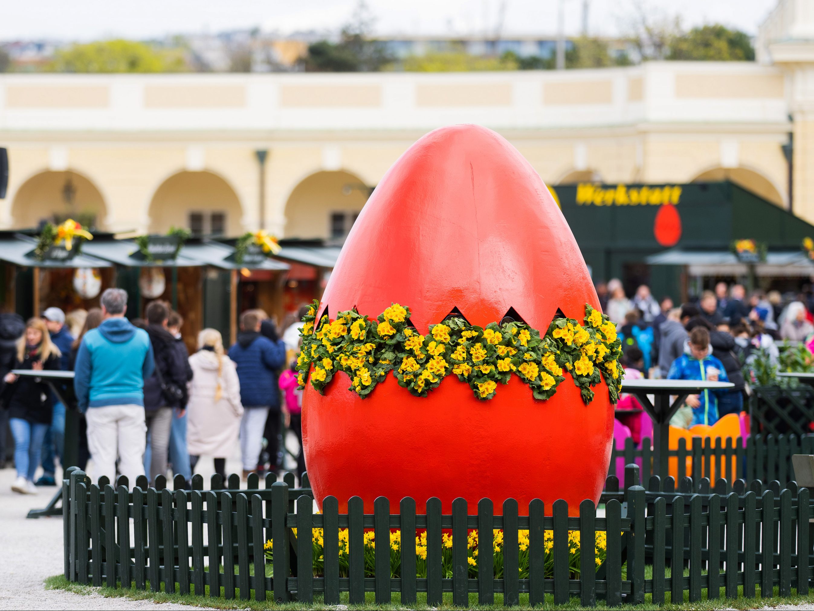 Auch heuer findet wieder der Ostermarkt im Wiener Schloss Schönbrunn statt.