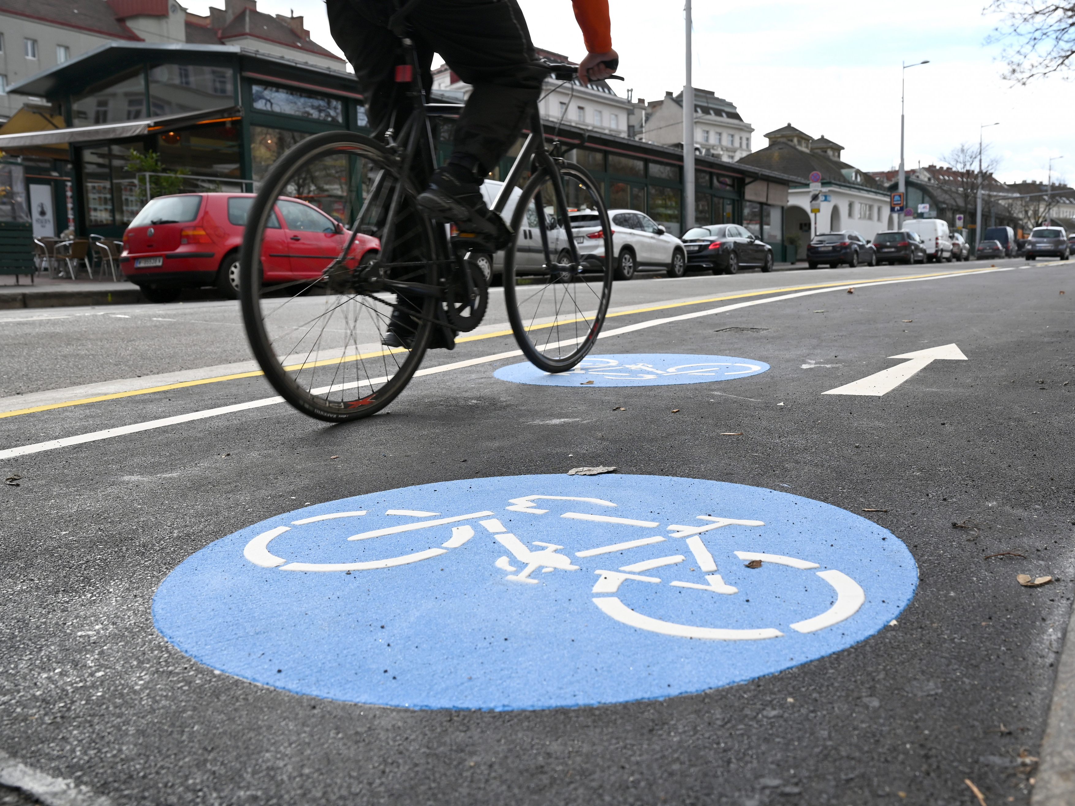 Über 20 Kilometer neue Radwege sollen 2023 in Wien entstehen. Über 20 Kilometer neue Radwege sollen 2023 in Wien entstehen.