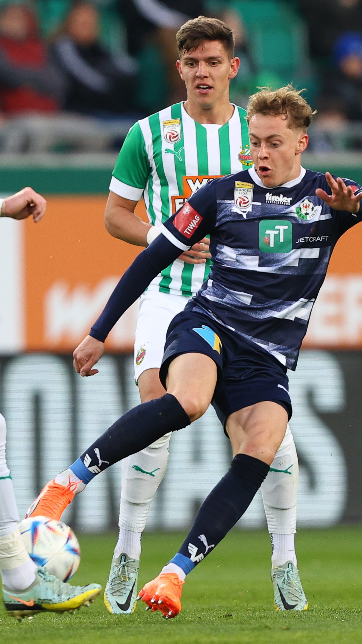 Rapid Wien bezwang WSG Tirol mit 2:0.