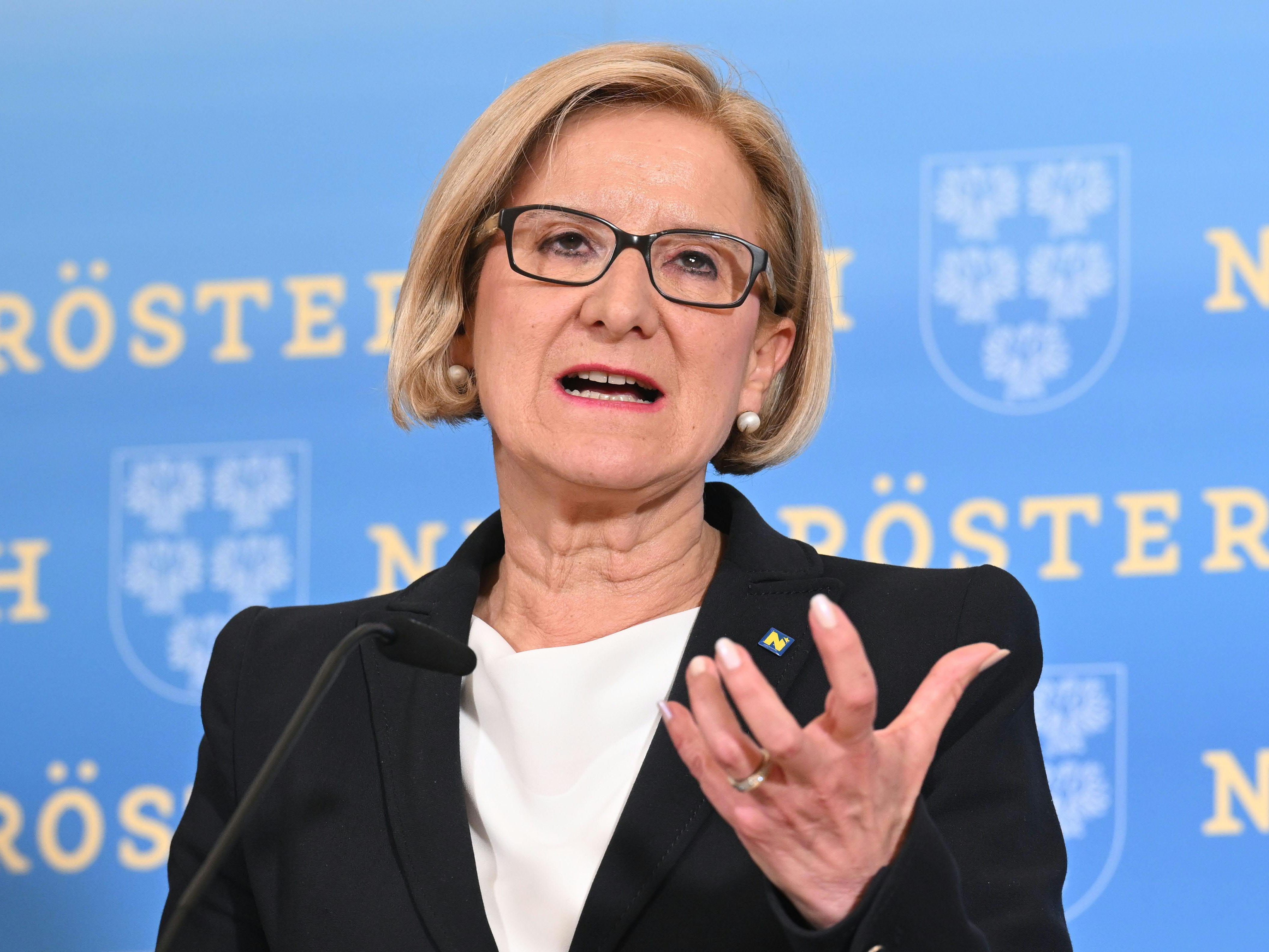 Johanna Mikl-Leitner darf nur mit den Stimmen ihrer ÖVP-Parteikollegen rechnen.
