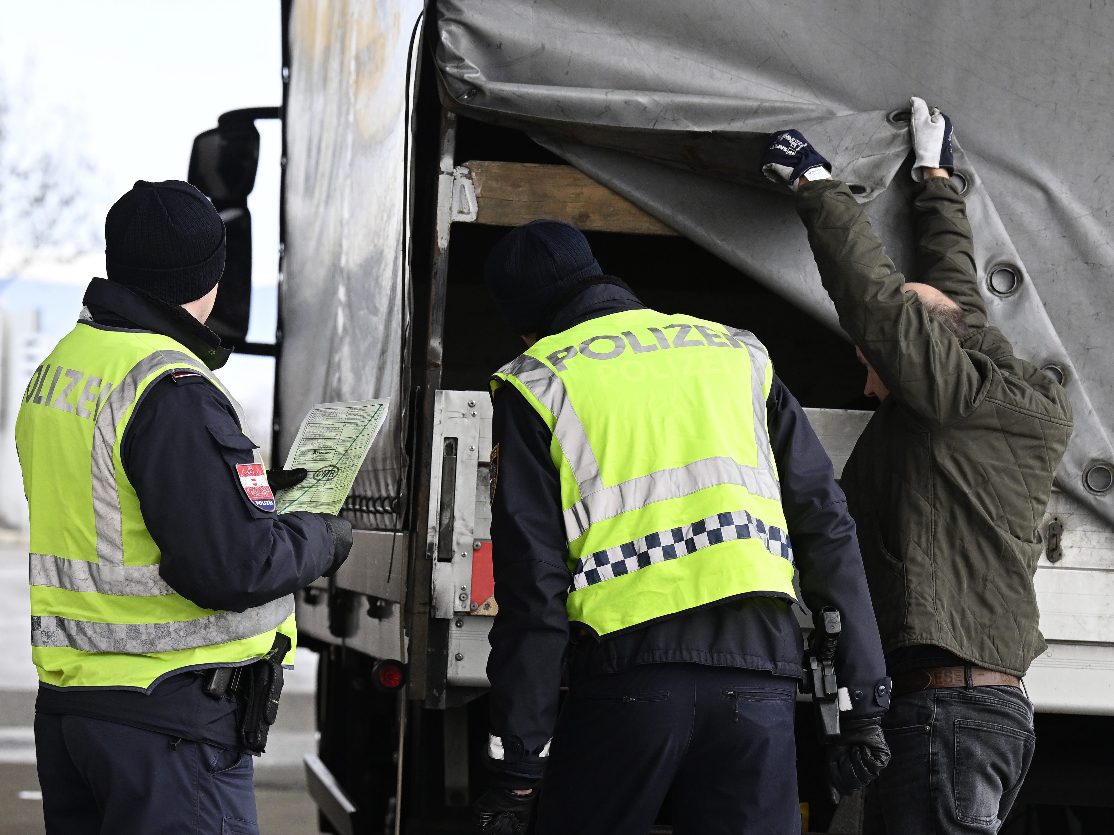 Die Schlepperei war laut Kriminalstatistik größtes Thema im Burgenland.