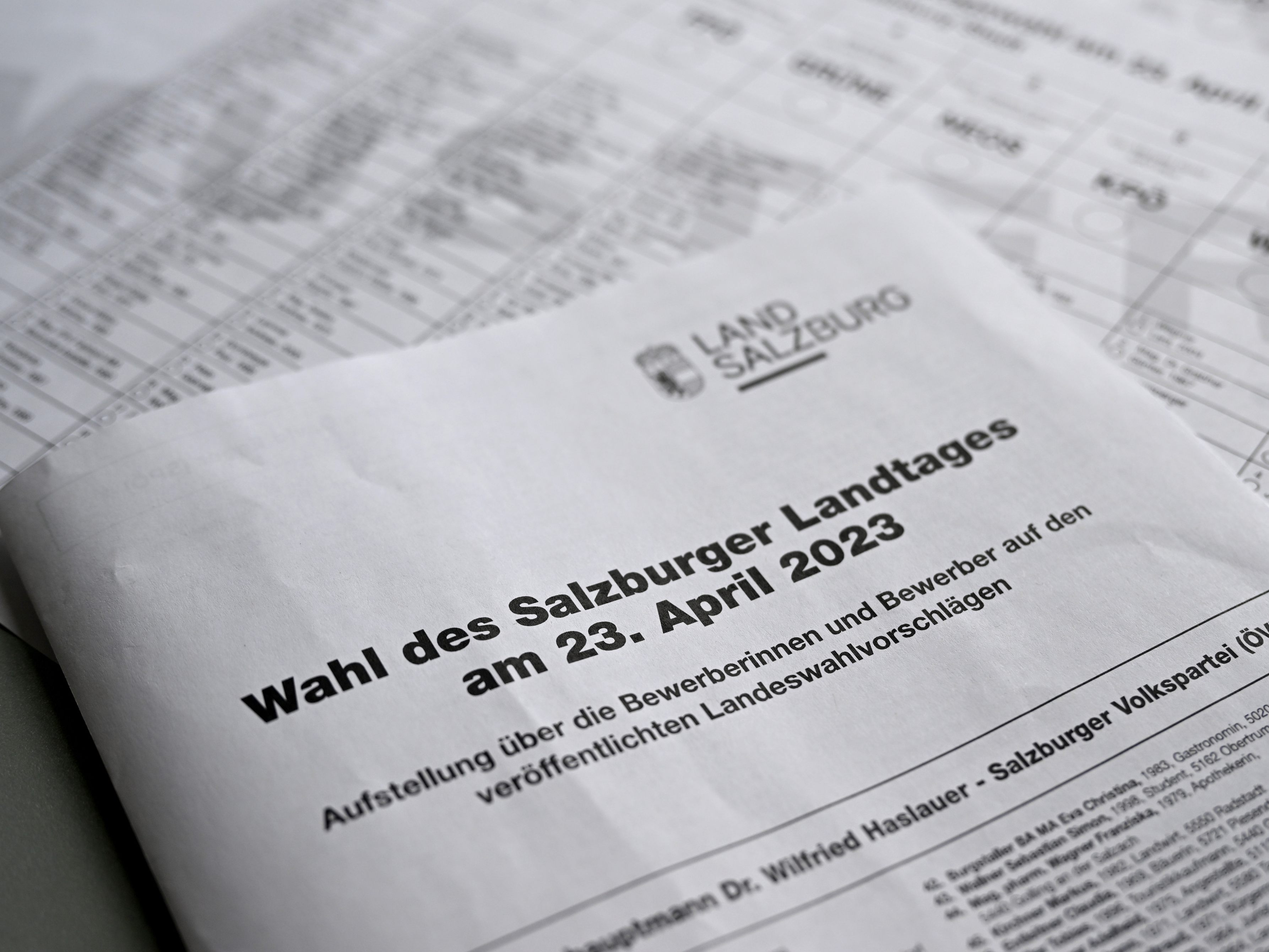 Bei der Landtagswahl in Salzburg werden acht Parteien am Stimmzettel stehen.