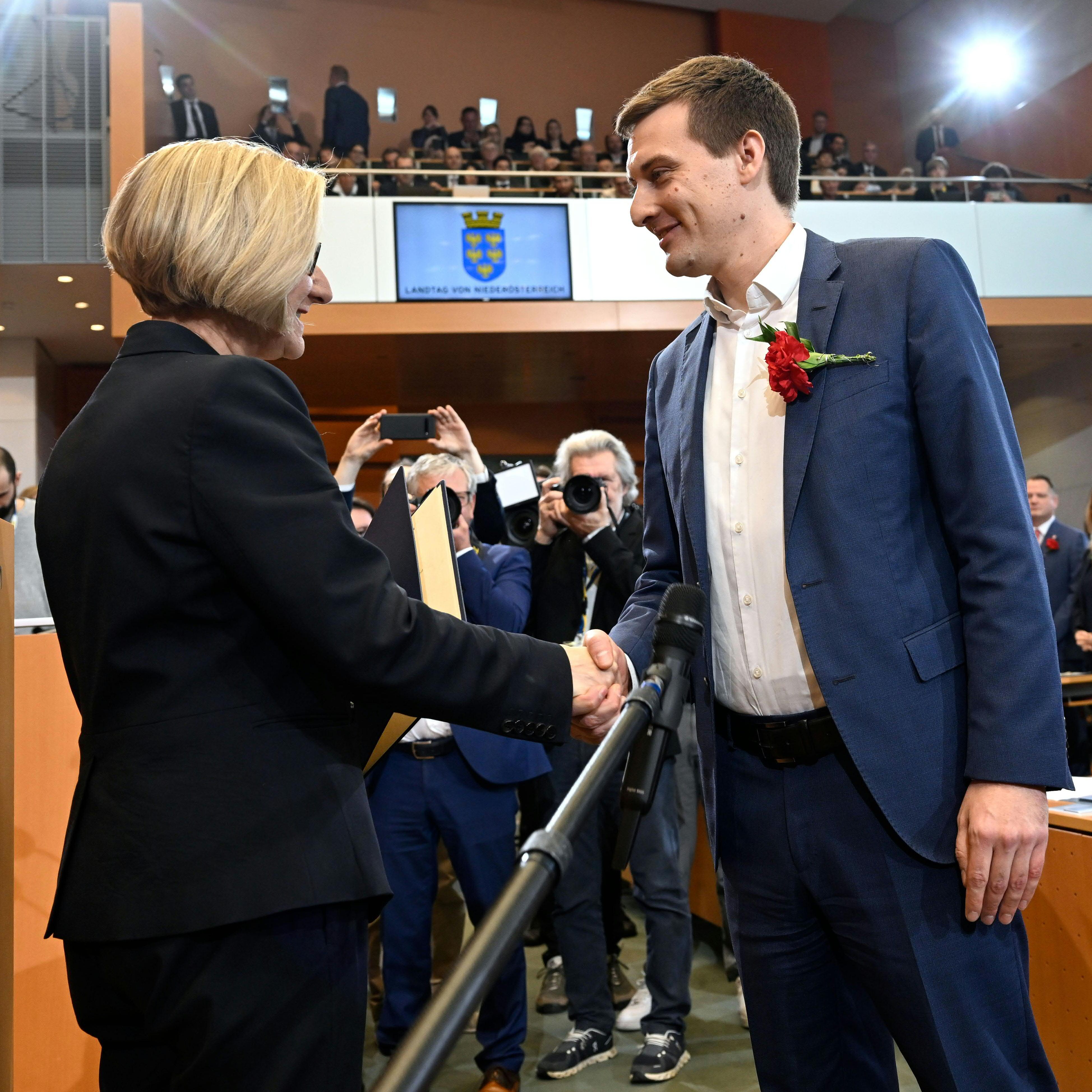 Sven Hergovich wird Landesrat für Kommunale Verwaltung und Baurecht.