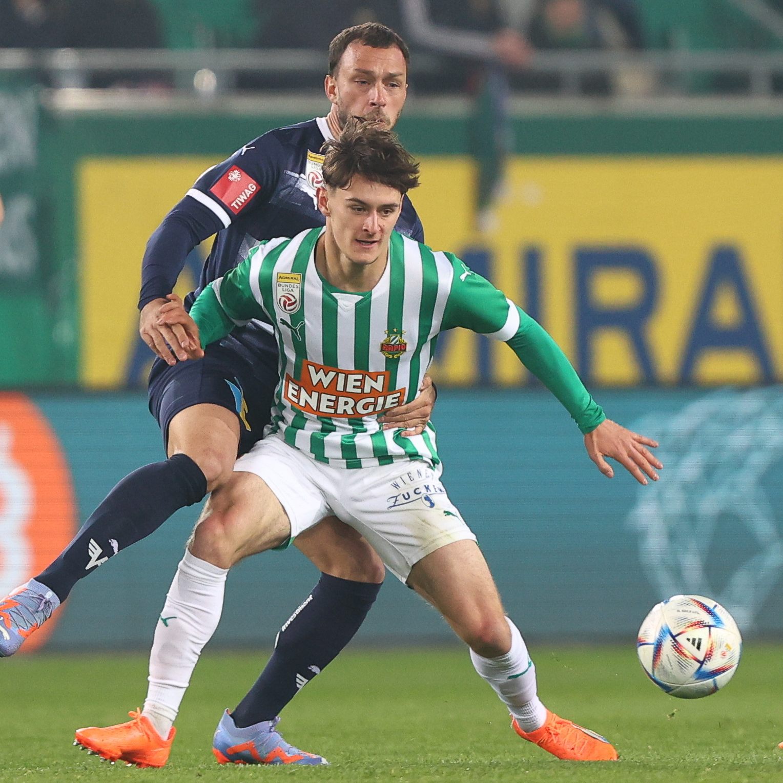 Rapid Wien holte sich mit einem 2:0-Sieg gegen WSG-Tirol ein Ticket für die Meisterrunde.