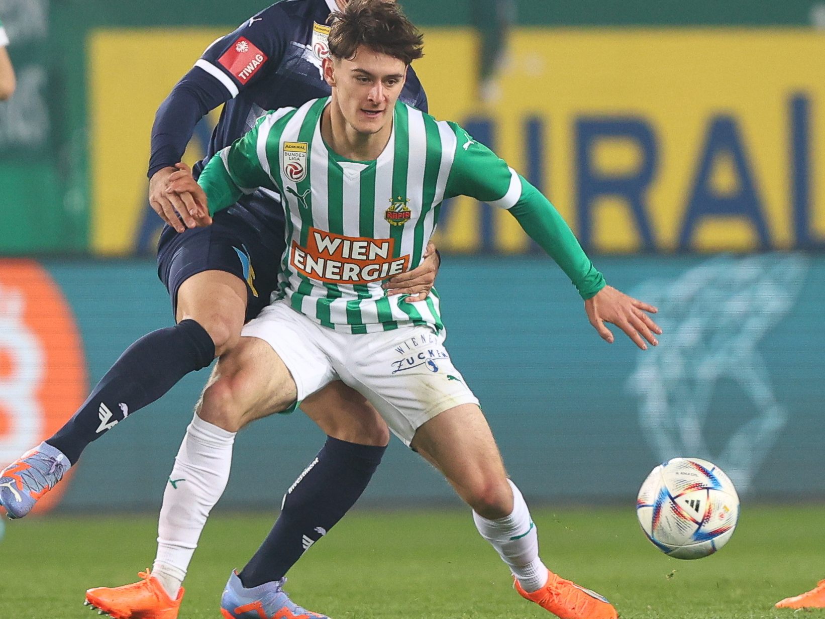 Rapid Wien holte sich mit einem 2:0-Sieg gegen WSG-Tirol ein Ticket für die Meisterrunde.