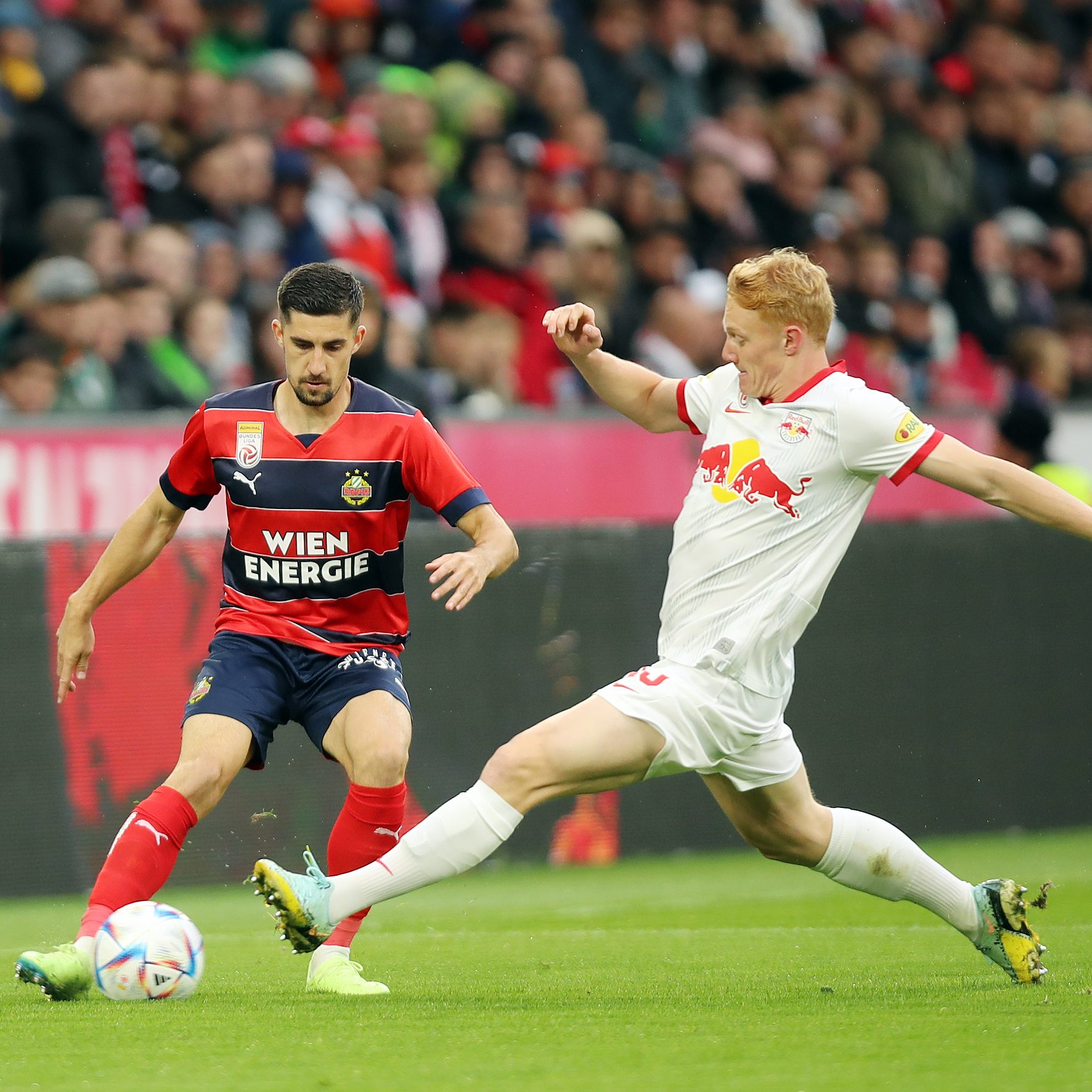 LIVE-Ticker zum Spiel Rapid Wien gegen Red Bull Salzburg ab 17 Uhr.