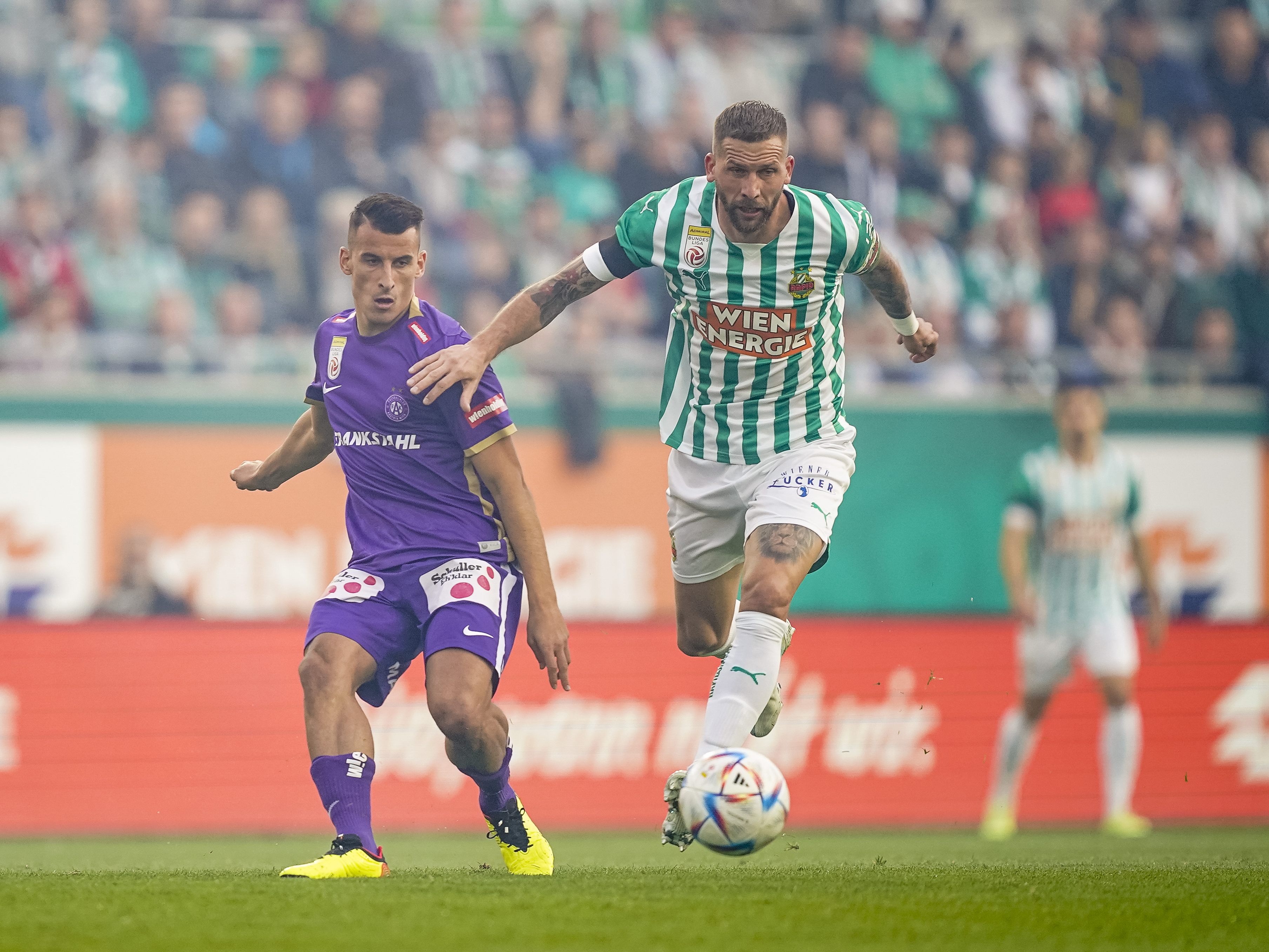 LIVE-Ticker zum Spiel Austria Wien gegen Rapid Wien ab 17.00 Uhr.