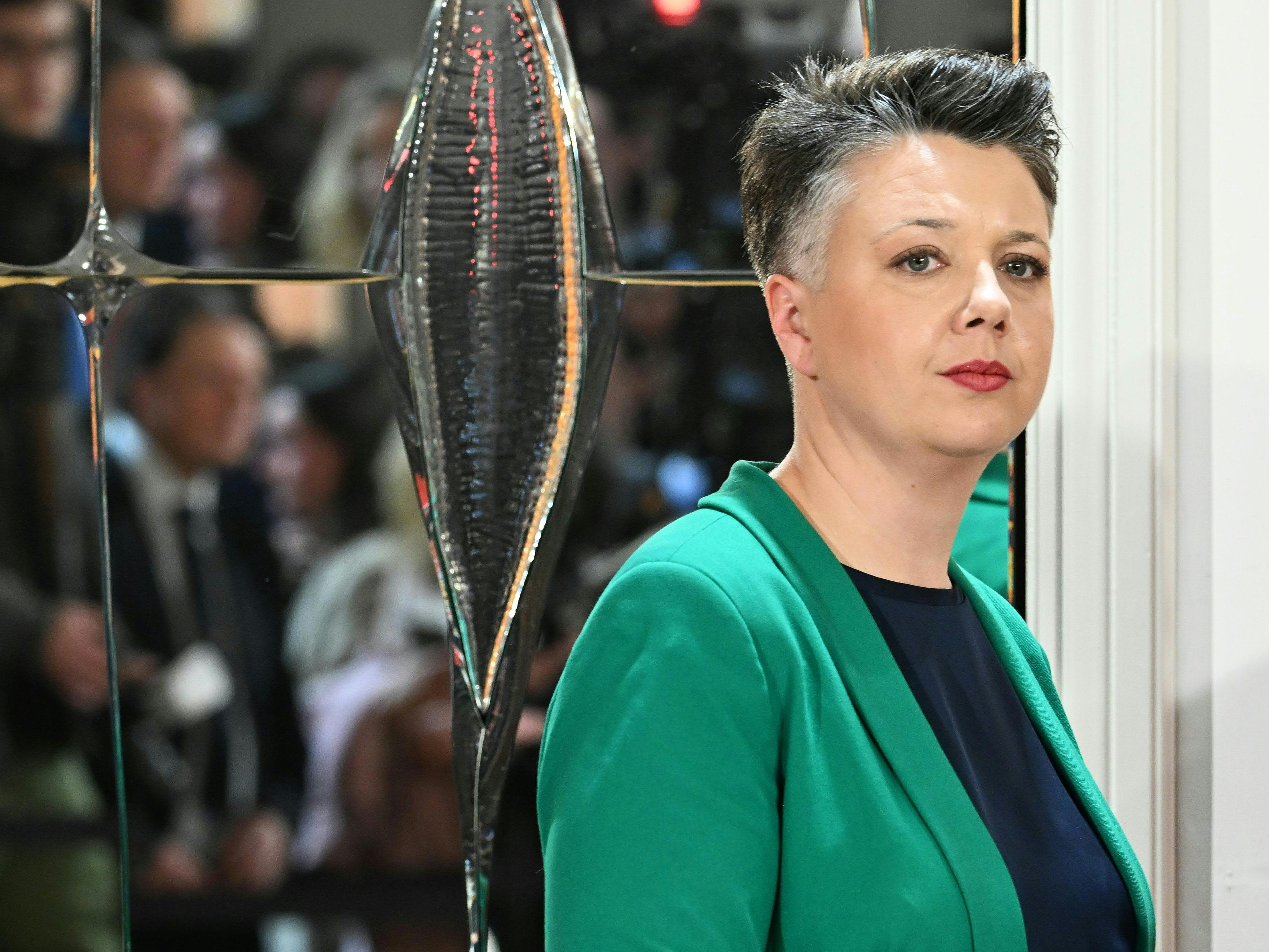 Die Grüne-Kärnten Spitzenkandidatin Olga Voglauer bleibt Landessprecherin.