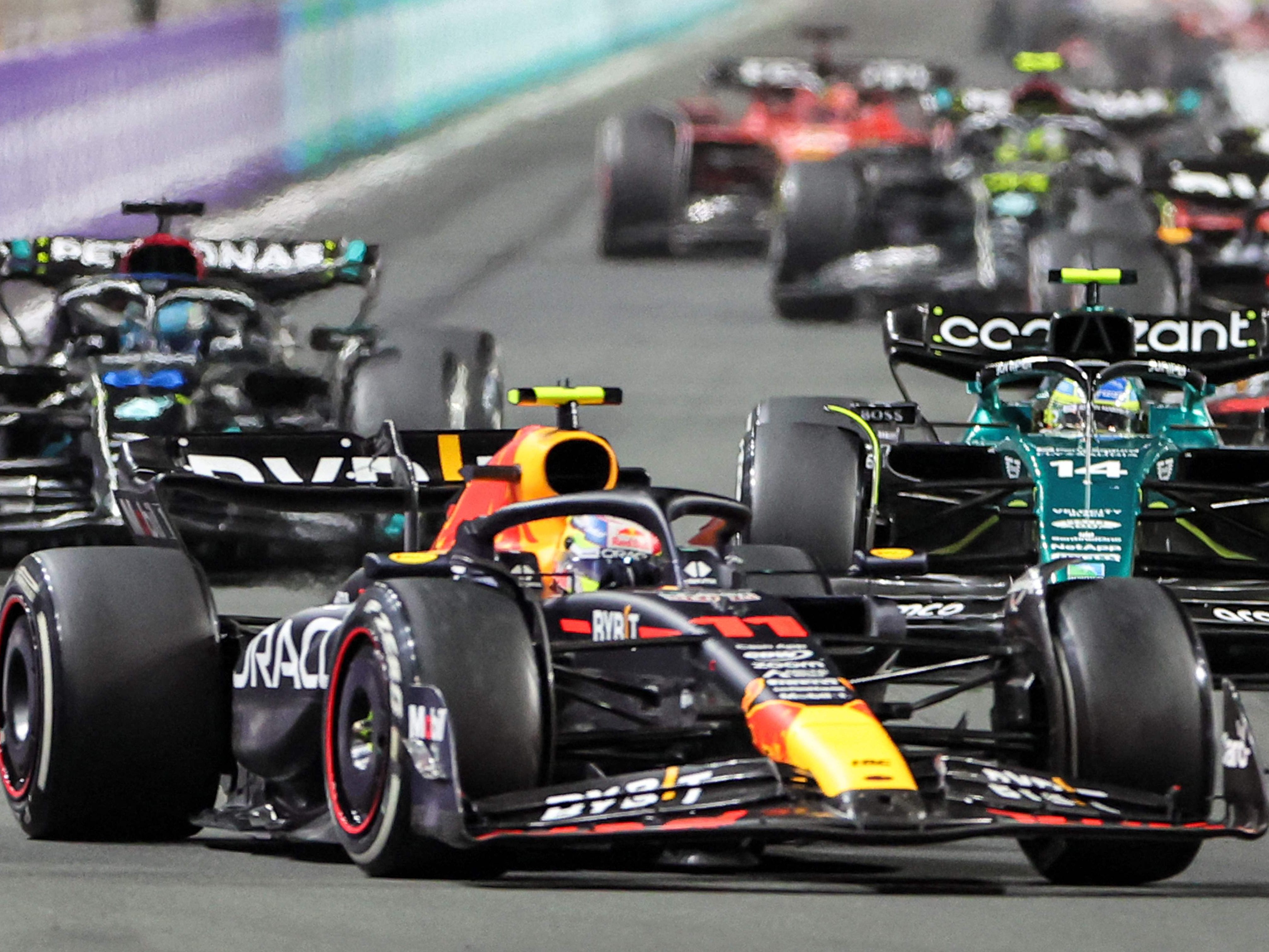 Sergio Perez feierte in Saudi-Arabien seinen ersten Saisonsieg. Sergio Perez feierte in Saudi-Arabien seinen ersten Saisonsieg.