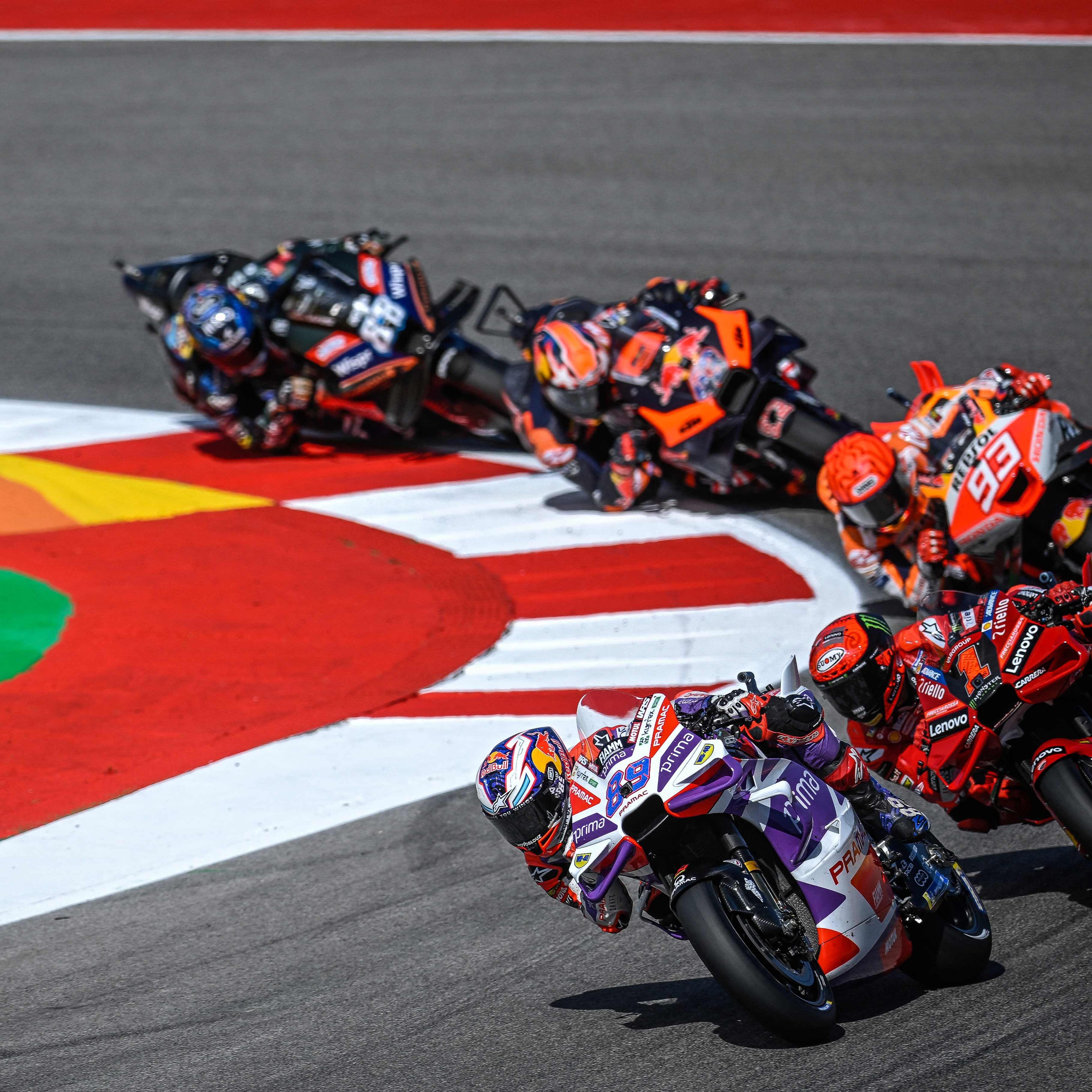 Pecco Bagnaia konnte den ersten MotoGP-Sprint für sich entscheiden.