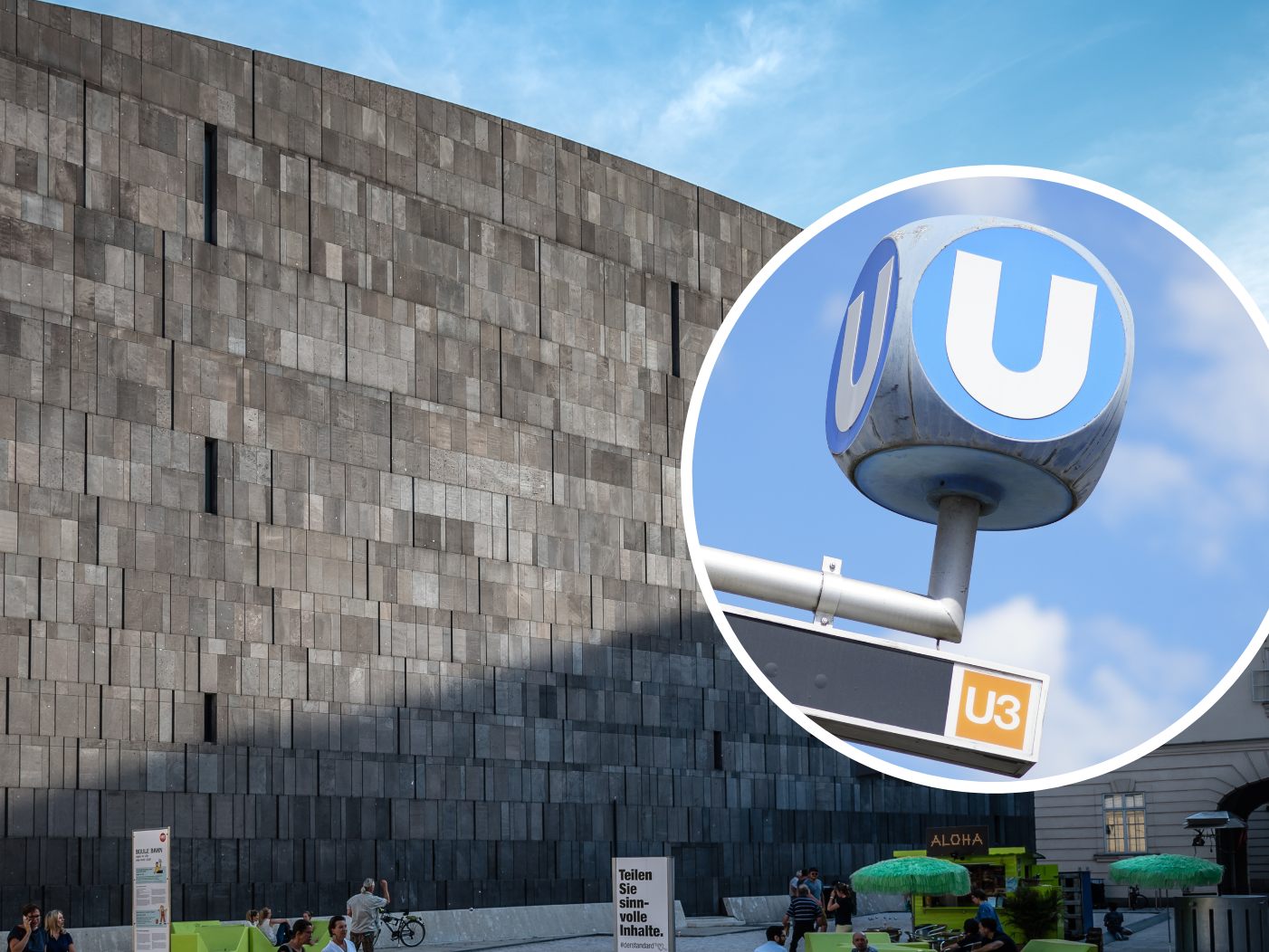 Mit der Wiener Linien Jahreskarte kommt man gratis ins mumok.