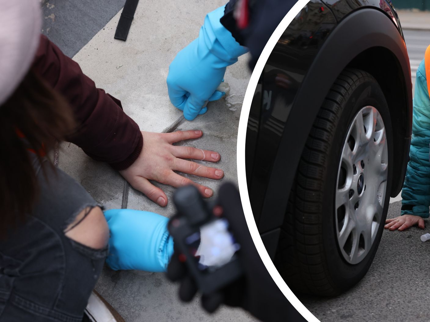 Klima-Aktivisten legten mit Protesten erneut den Wiener Frühverkehr lahm. Klima-Aktivisten legten mit Protesten erneut den Wiener Frühverkehr lahm.