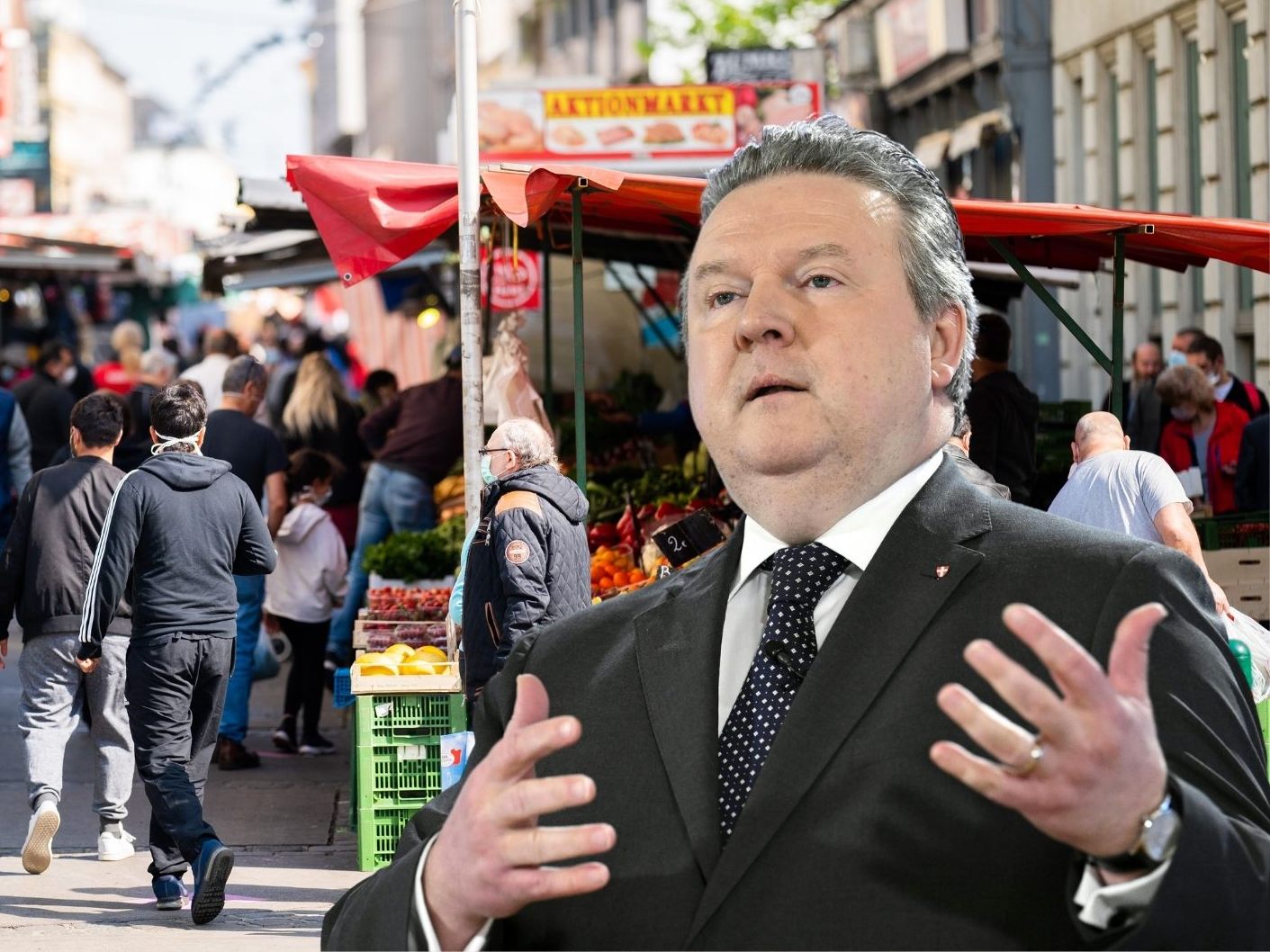 Laut Aussagen auf Social-Media-Posts soll Wiens Bürgermeister Michael Ludwig sich nicht ohne Personenschützer auf den Brunnenmarkt trauen - Sind diese Behauptungen wahr oder falsch - ein Faktencheck. Laut Aussagen auf Social-Media-Posts soll Wiens Bürgermeister Michael Ludwig sich nicht ohne Personenschützer auf den Brunnenmarkt trauen - Sind diese Behauptungen wahr oder falsch - ein Faktencheck.