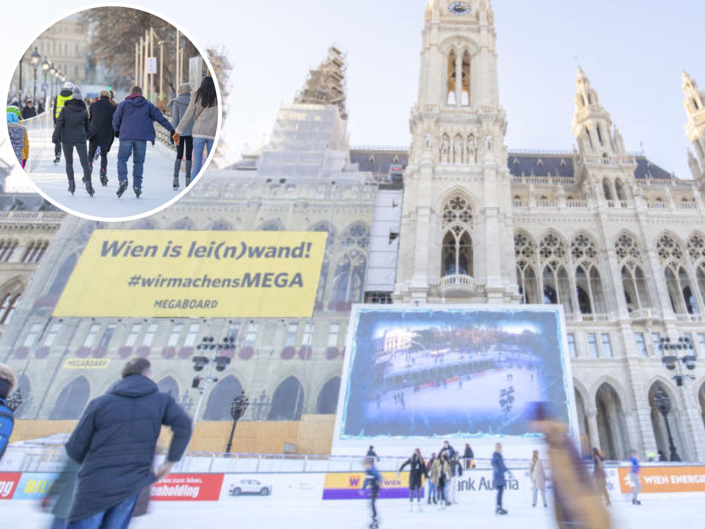 650.000 Besucher waren beim Wiener Eistraum im Jahr 2023. 650.000 Besucher waren beim Wiener Eistraum im Jahr 2023.